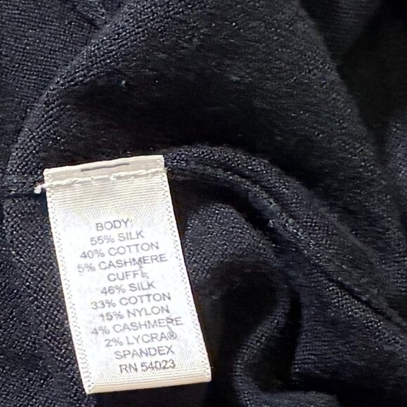 Banana Republic Silk Cotton Cashmere Women's Waist Tie Cardigan Sweater Size M - Picture 4 of 11